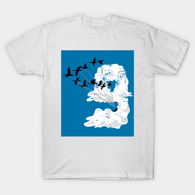 Sailing Cloud 9 T-Shirt by Laura Brightwood